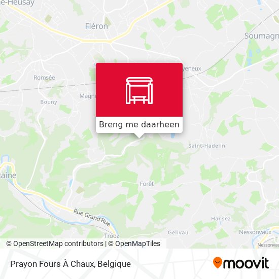 Prayon Fours À Chaux kaart