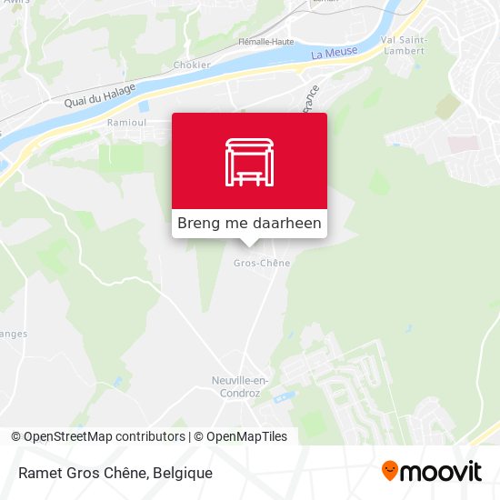 Ramet Gros Chêne kaart