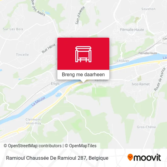 Ramioul Chaussée De Ramioul 287 kaart