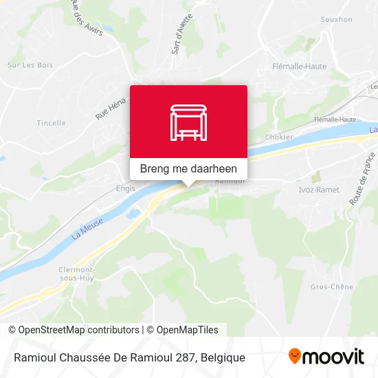 Ramioul Chaussée De Ramioul 287 kaart