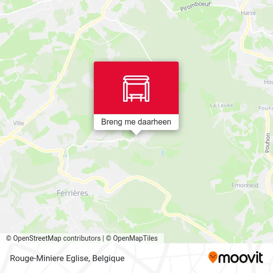 Rouge-Miniere Eglise kaart