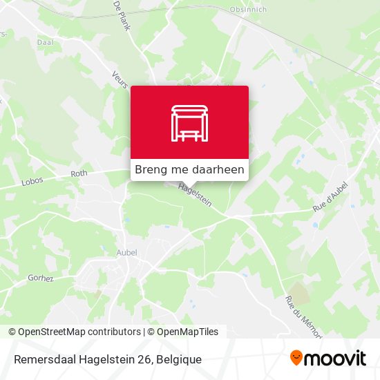 Remersdaal Hagelstein 26 kaart