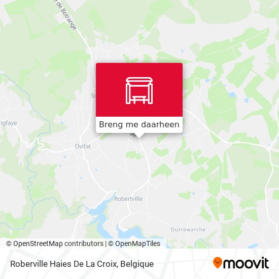 Roberville Haies De La Croix kaart