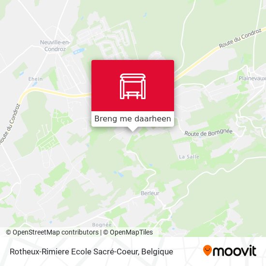Rotheux-Rimiere Ecole Sacré-Coeur kaart