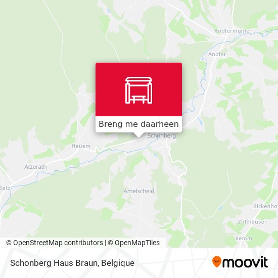 Schonberg Haus Braun kaart
