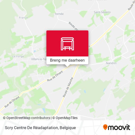 Scry Centre De Réadaptation kaart