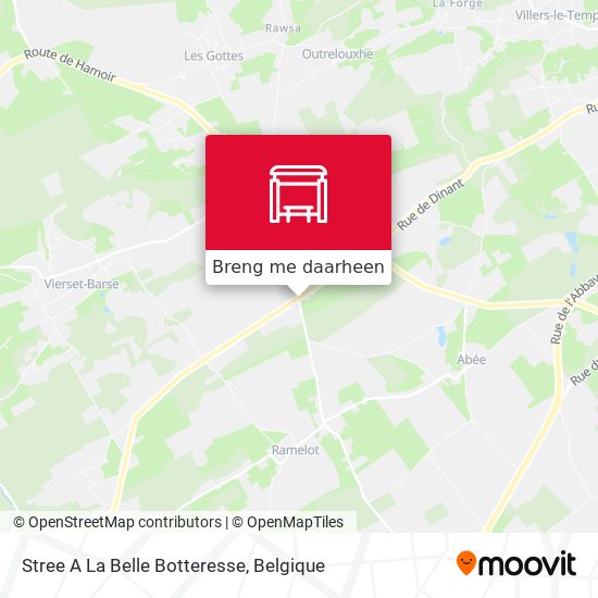 Stree A La Belle Botteresse kaart