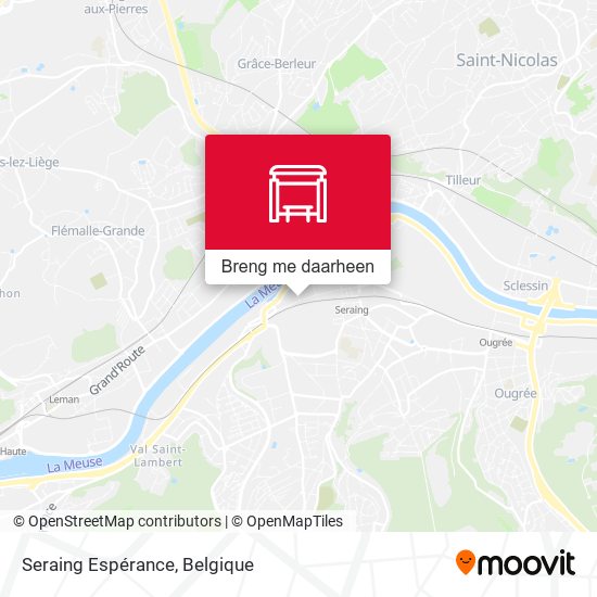 Seraing Espérance kaart