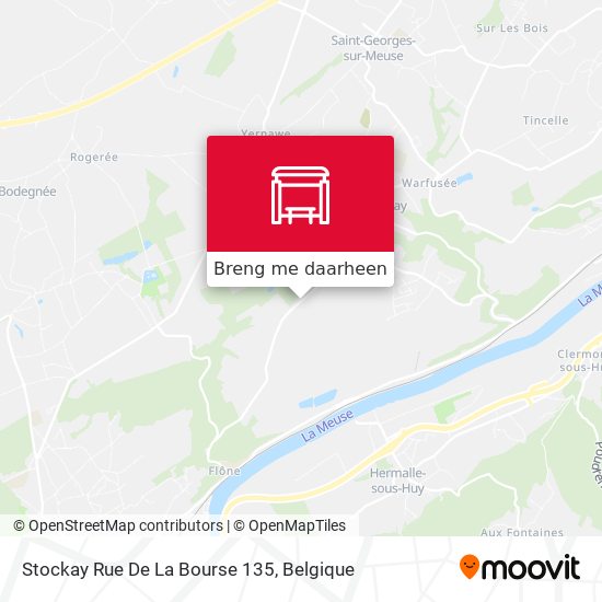 Stockay Rue De La Bourse 135 kaart
