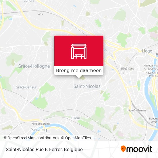Saint-Nicolas Rue F. Ferrer kaart