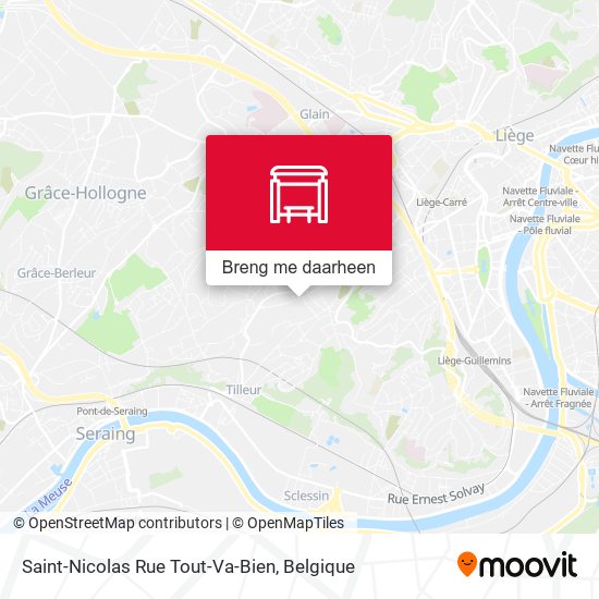 Saint-Nicolas Rue Tout-Va-Bien kaart