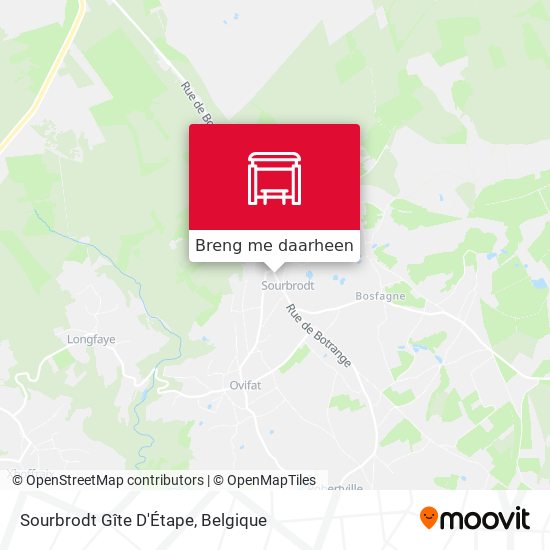 Sourbrodt Gîte D'Étape kaart