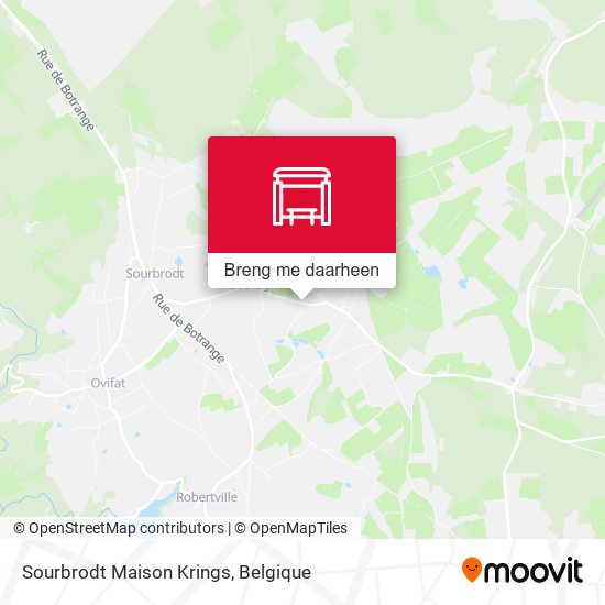 Sourbrodt Maison Krings kaart