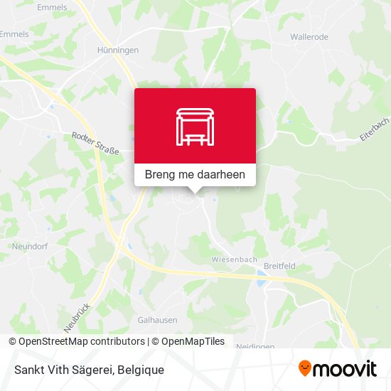 Sankt Vith Sägerei kaart