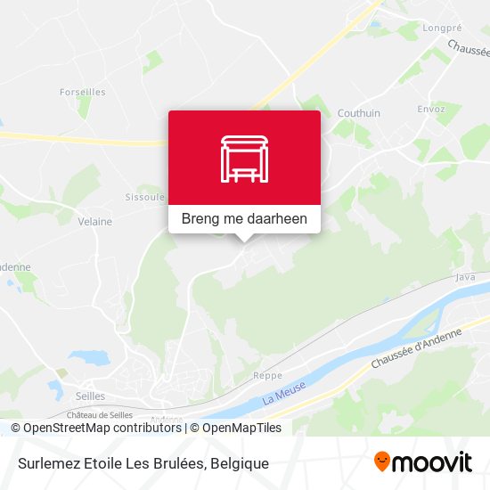 Surlemez Etoile Les Brulées kaart