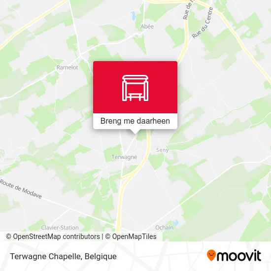 Terwagne Chapelle kaart