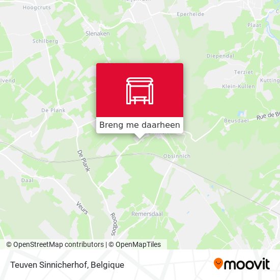 Teuven Sinnicherhof kaart