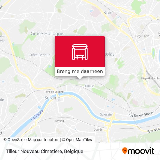 Tilleur Nouveau Cimetière kaart