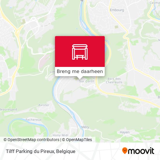 Tilff Parking du Pireux kaart
