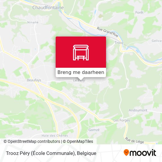 Trooz Péry (École Communale) kaart