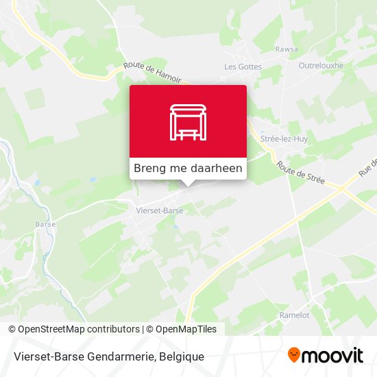 Vierset-Barse Gendarmerie kaart