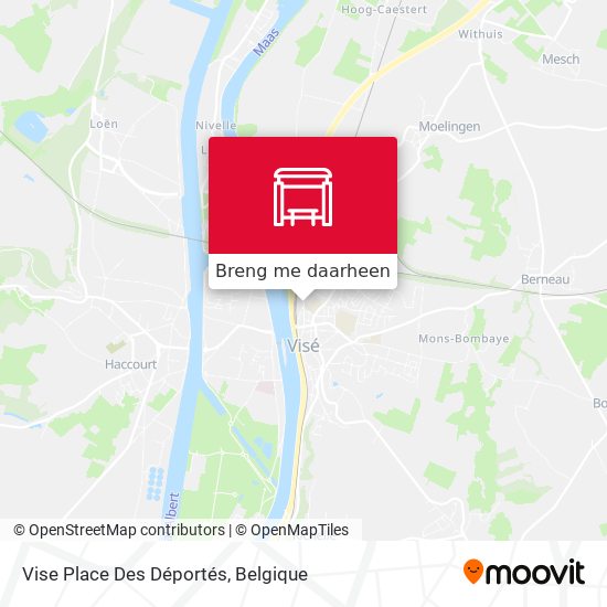 Vise Place Des Déportés kaart