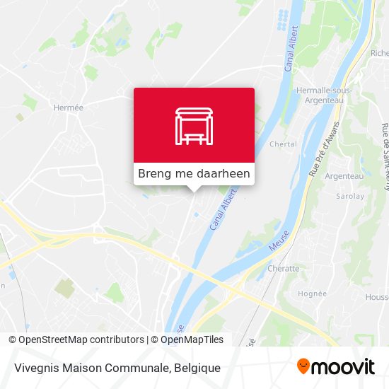 Vivegnis Maison Communale kaart