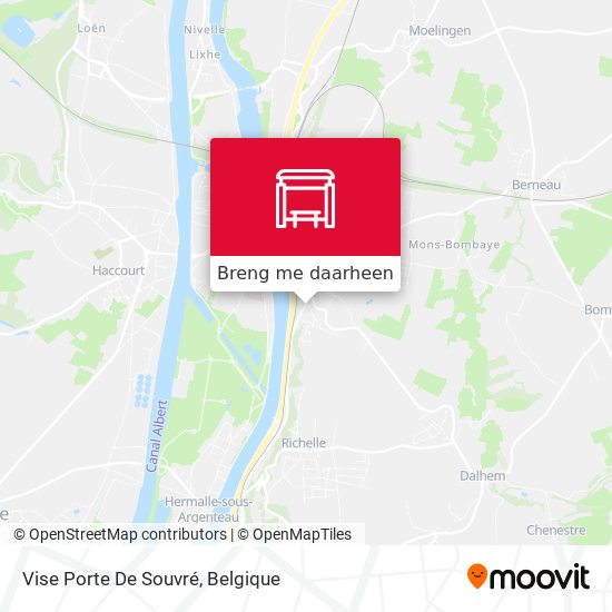 Vise Porte De Souvré kaart