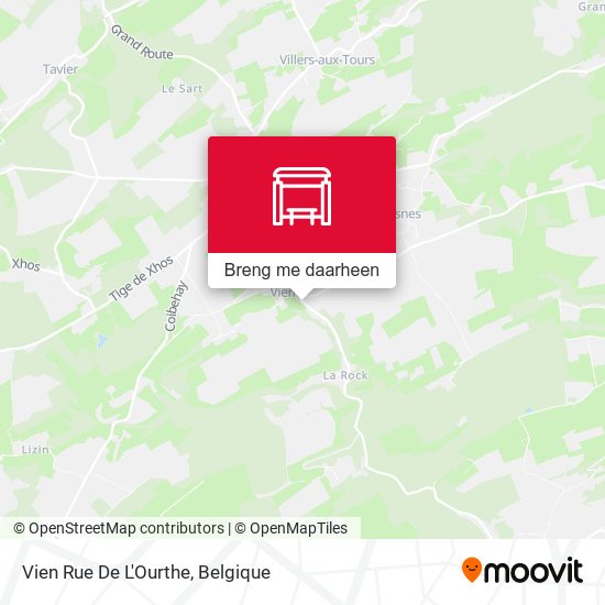 Vien Rue De L'Ourthe kaart