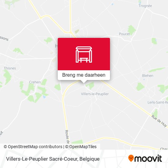 Villers-Le-Peuplier Sacré-Coeur kaart