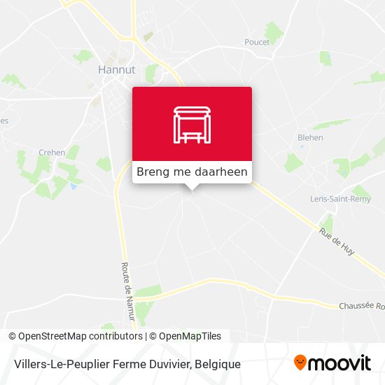 Villers-Le-Peuplier Ferme Duvivier kaart
