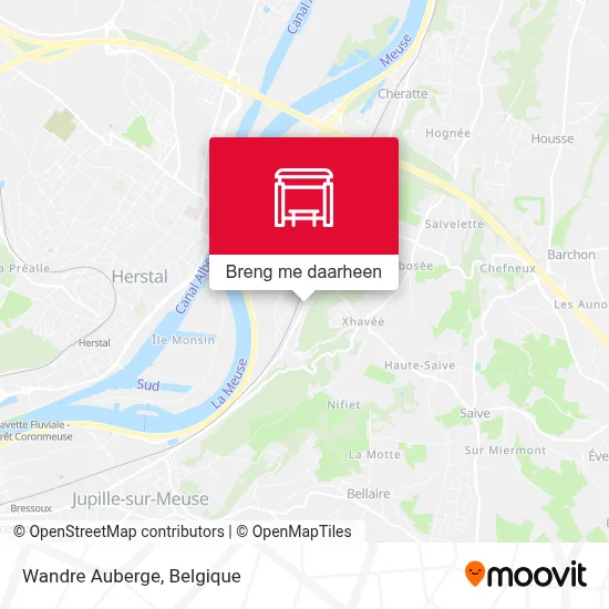 Wandre Auberge kaart