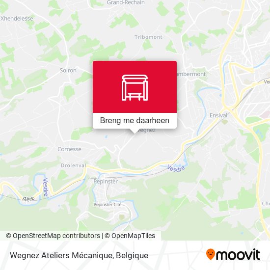 Wegnez Ateliers Mécanique kaart