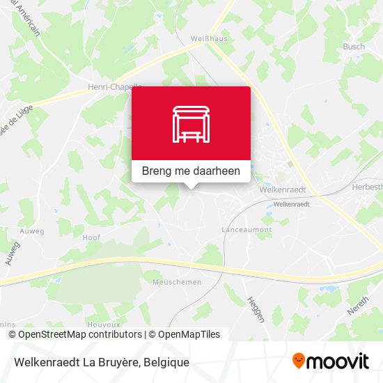 Welkenraedt La Bruyère kaart