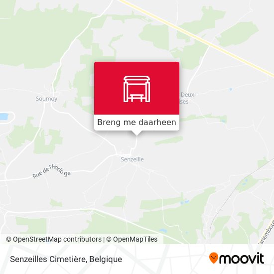 Senzeilles Cimetière kaart