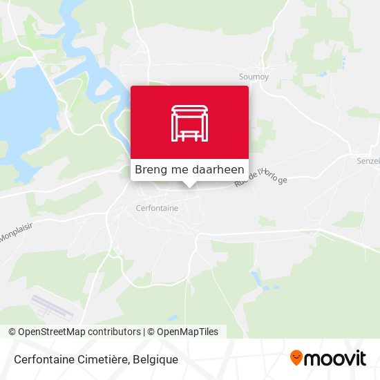 Cerfontaine Cimetière kaart