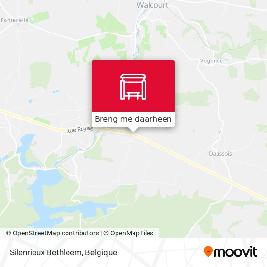 Silenrieux Bethléem kaart