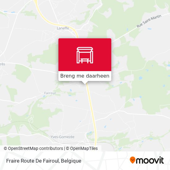 Fraire Route De Fairoul kaart