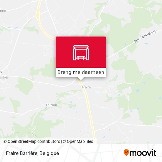 Fraire Barrière kaart