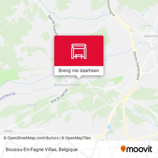 Boussu-En-Fagne Villas kaart