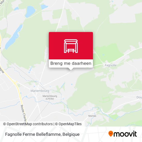 Fagnolle Ferme Belleflamme kaart