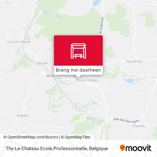 Thy-Le-Chateau Ecole Professionnelle kaart