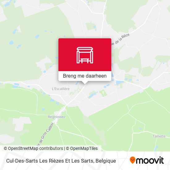 Cul-Des-Sarts Les Rièzes Et Les Sarts kaart