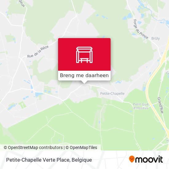 Petite-Chapelle Verte Place kaart