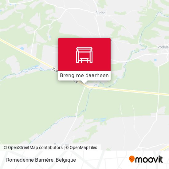 Romedenne Barrière kaart