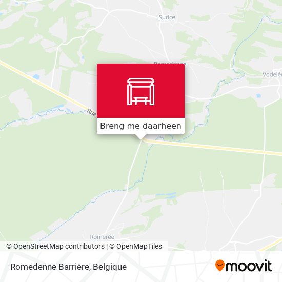 Romedenne Barrière kaart