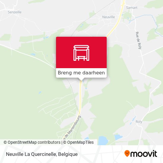 Neuville La Quercinelle kaart