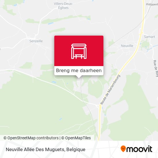 Neuville Allée Des Muguets kaart