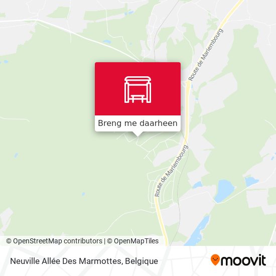 Neuville Allée Des Marmottes kaart