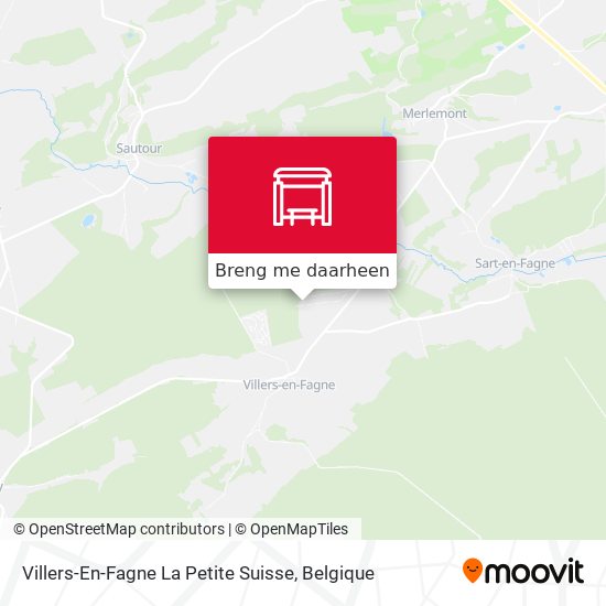 Villers-En-Fagne La Petite Suisse kaart